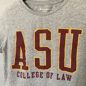 ASU Law gray fitted tee